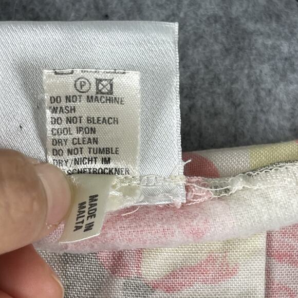 Vintage Mondi Blazer Jacket Womens 40 Floral Linen Blend Crop Boho Cottage 80s - Picture 7 of 16